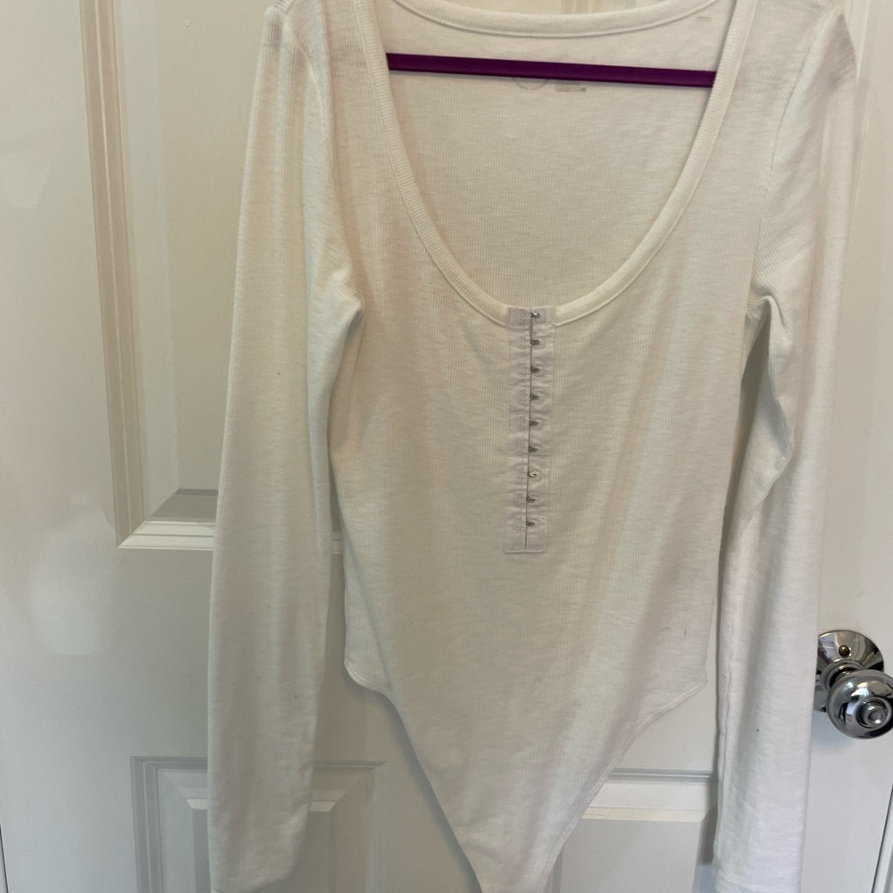 white aerie bodysuit